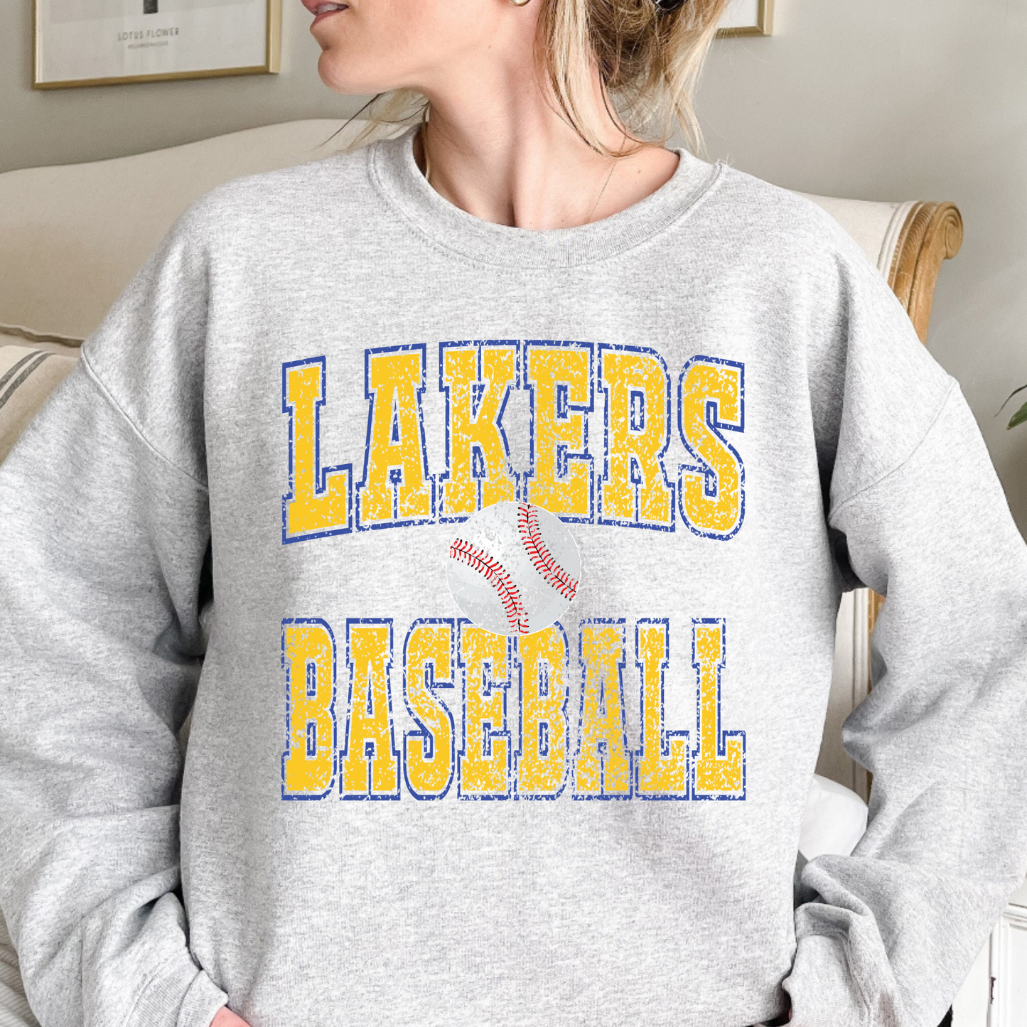 Lakers Gildan Crewneck