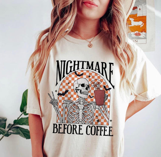 Nightmare Before Coffee Tee