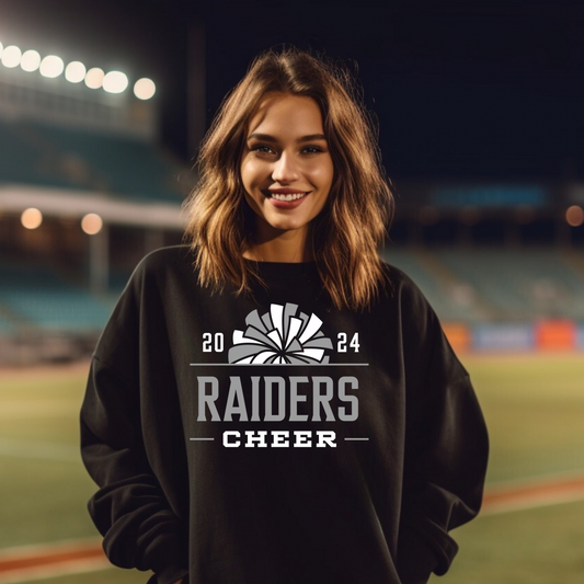 BHYFL Raiders Cheer Fan Crewneck