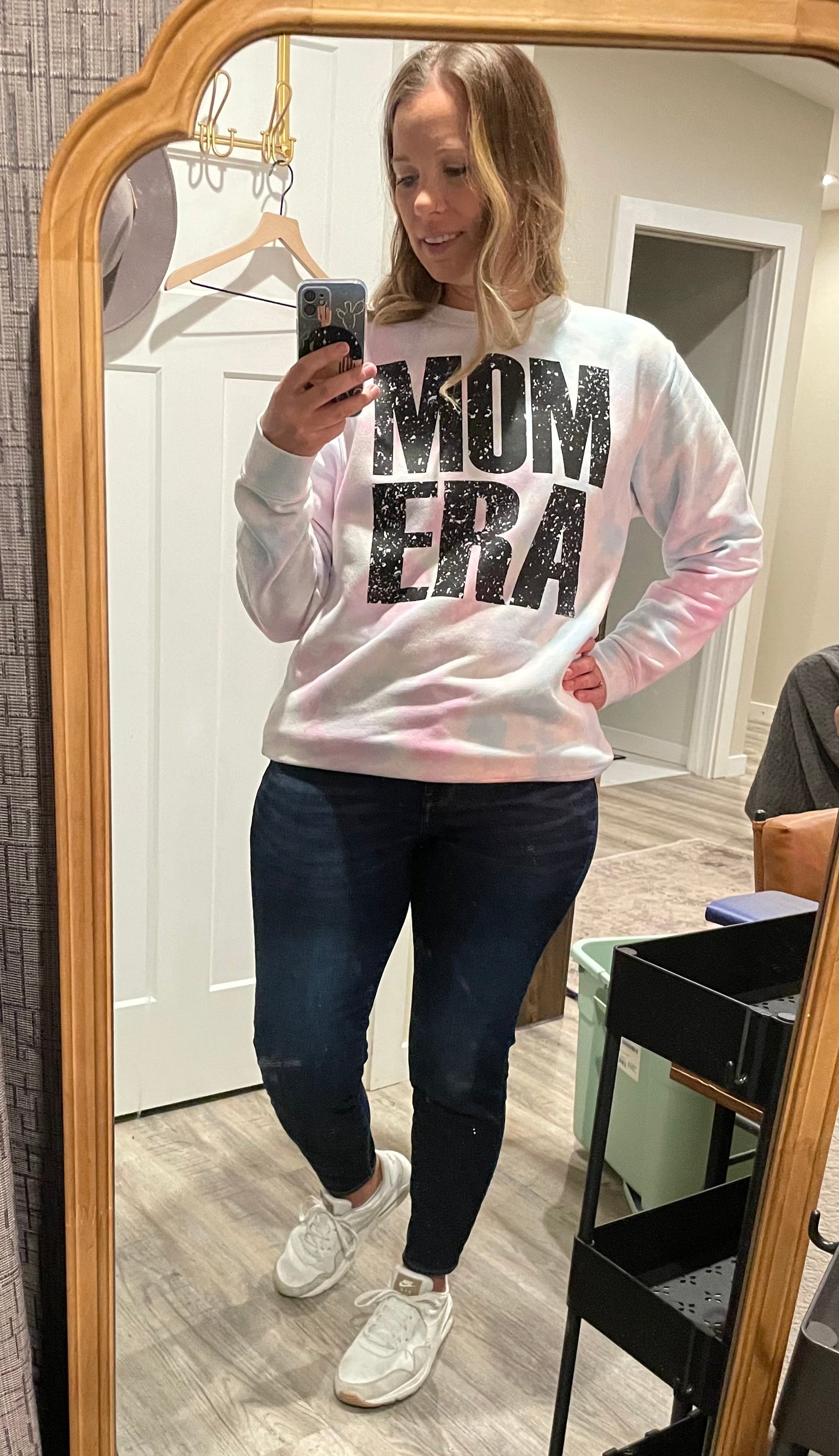 Mom Era Cotton Candy Crewneck