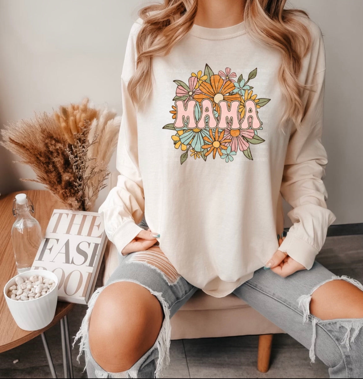 Mama boho crewneck